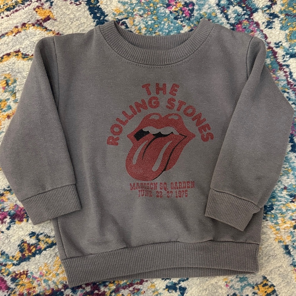 The Rolling Stones Kids Charcoal Sweatshirt